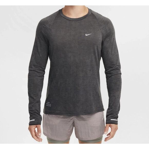 Nike Run Division FZ1125-010 Men's XL Black Therma-Fit ADV Wool Blend Shirt - Picture 10 of 10